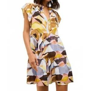 MARIE OLIVER frida dress in stained glass S